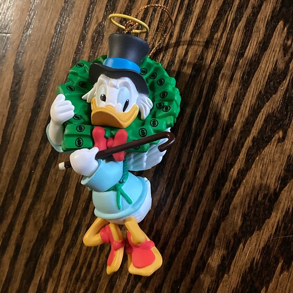 Grolier Christmas Magic Disney Scrooge McDuck Money Wreath Ornament Original Box - Picture 4 of 9